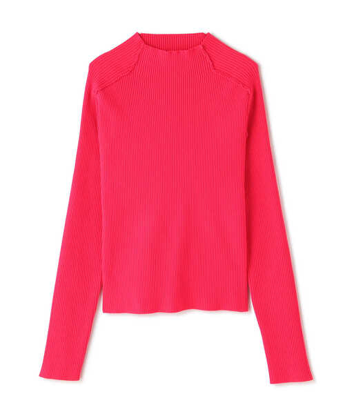 N.（N. Natural Beauty Basic）（エヌエヌナチュラルビューティーベーシック）の「◆ネオンカラーリブニット（ニット/セーター・レディース・ピンク/イエロー・MEDIUM）」の16枚目の写真