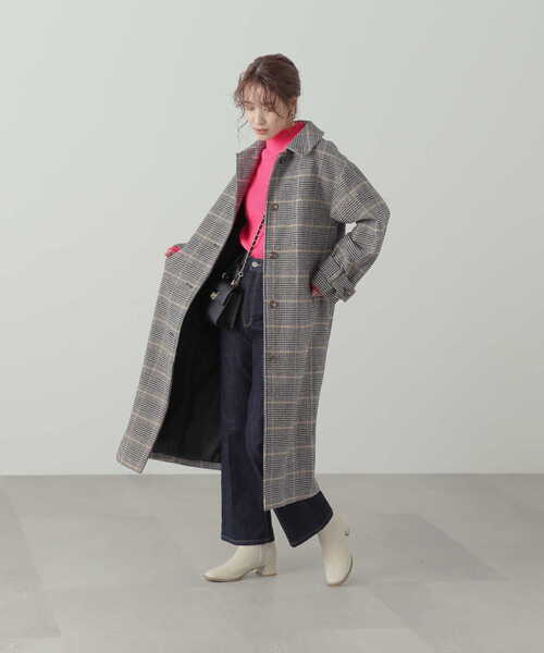 N.（N. Natural Beauty Basic）（エヌエヌナチュラルビューティーベーシック）の「◆ネオンカラーリブニット（ニット/セーター・レディース・ピンク/イエロー・MEDIUM）」の19枚目の写真