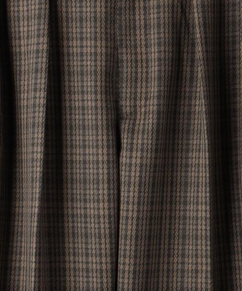 green label relaxing（グリーンレーベルリラクシング）の「TWカルゼチェック 2プリーツ ワイドパンツ -ウォッシャブル・防シワ-（その他パンツ・メンズ・ネイビー/モカ・S/XL/M/L）」の16枚目の写真