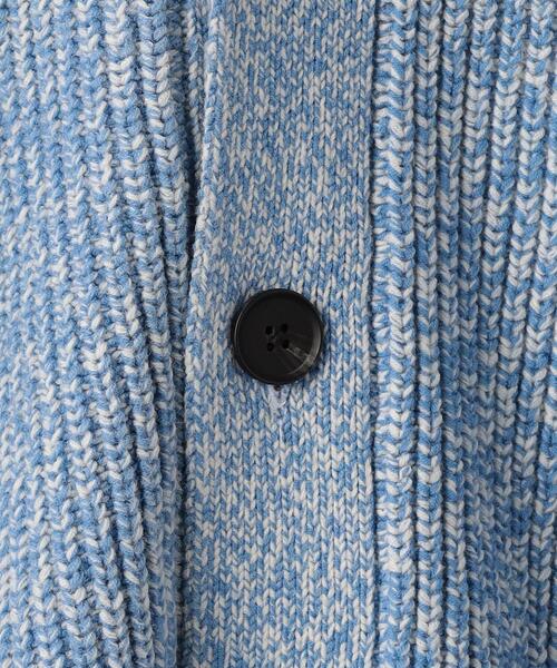 green label relaxing（グリーンレーベルリラクシング）の「バルキーコットン ヨリモク Vネック カーディガン（カーディガン/ボレロ・メンズ・ライトブルー/ネイビー/ベージュ・S/XL/M/L）」の18枚目の写真