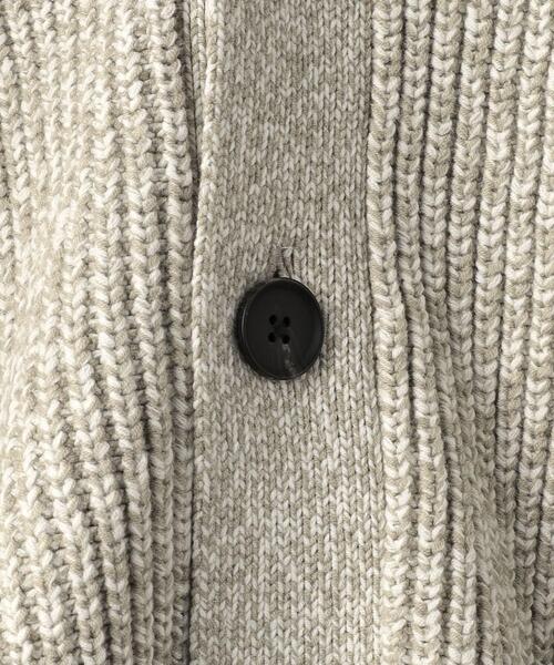 green label relaxing（グリーンレーベルリラクシング）の「バルキーコットン ヨリモク Vネック カーディガン（カーディガン/ボレロ・メンズ・ライトブルー/ネイビー/ベージュ・S/XL/M/L）」の21枚目の写真