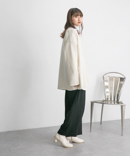 KBF（ケイビーエフ）の「ワンタックスラックスパンツ（その他パンツ・レディース・ベージュ/ブラック/グレー・ONE）」の15枚目の写真