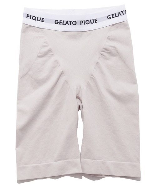 gelato pique(ジェラートピケ)の「バイカーショーツ(ショーツ・レディース・ライトグレー/ピンクベージュ・FREE)」の11枚目の写真