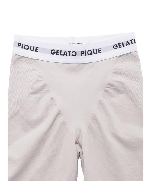 gelato pique(ジェラートピケ)の「バイカーショーツ(ショーツ・レディース・ライトグレー/ピンクベージュ・FREE)」の6枚目の写真