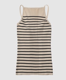 LOW CLASSIC | HALTER NECK SLEEVELESS KNIT(キャミソール)