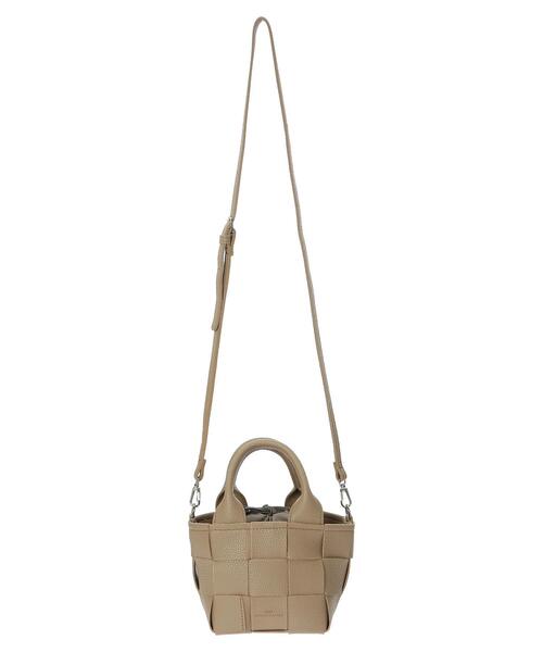 CRAFT STANDARD BOUTIQUE(クラフトスタンダードブティック)の「メッシュ編みミニ2WAYショルダー(ショルダーバッグ・レディース・ブラック/アイボリー/モカ・FREE)」の14枚目の写真