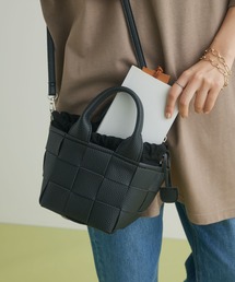 メッシュ編みミニ2WAYショルダー