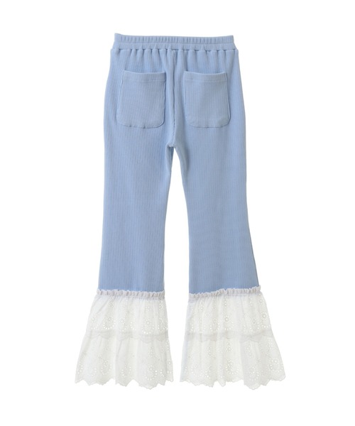 Candy Stripper(キャンディストリッパー)の「LACY FLARE パンツ(その他パンツ・レディース・ブラック/ライトブルー/アイボリー・2)」の9枚目の写真