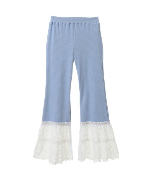 LACY PATCH WORK DROST パンツ LACY PATCH WORK FLARE PANTS | Candy Stripper（キャンディ