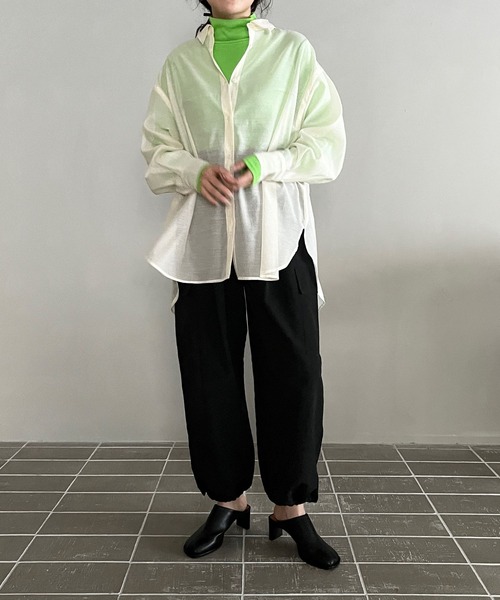 ナイロンサイドポケットパンツ180925