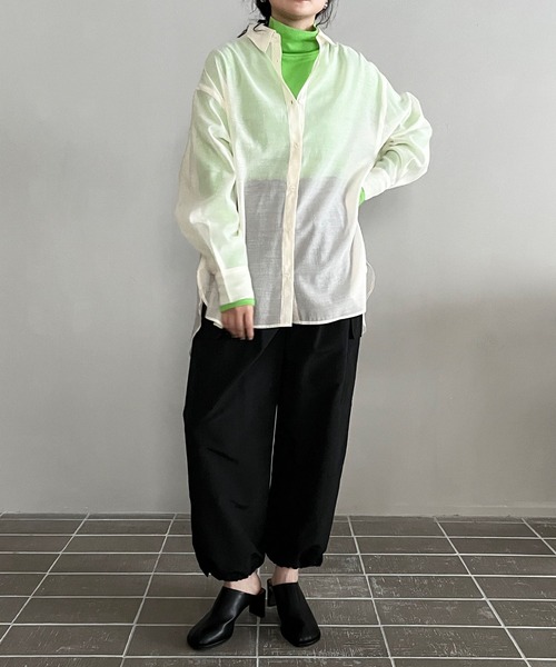 ナイロンサイドポケットパンツ180925