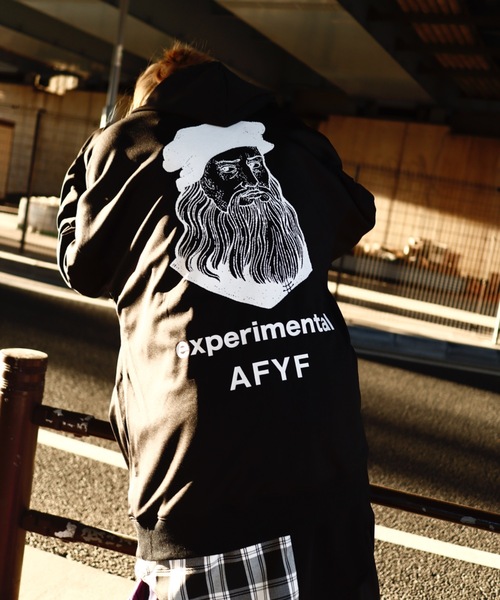 AFYF(エーエフワイエフ)の「AFYF PRINT PULL PARKA/ビッグシルエット プリントプルパーカー(パーカー・メンズ・ブラック系その他3/ブラック系その他/ホワイト系その他2/ホワイト系その他3/ブラック系その他2/ホワイト系その他/ホワイト系その他4/ブラック系その他4/ブラック系その他6/ホワイト系その他5/ブラック系その他5/ブラック系その他7/ホワイト系その他6/ホワイト系その他7/その他/ホワイト系/ブラック系・FREE)」の10枚目の写真