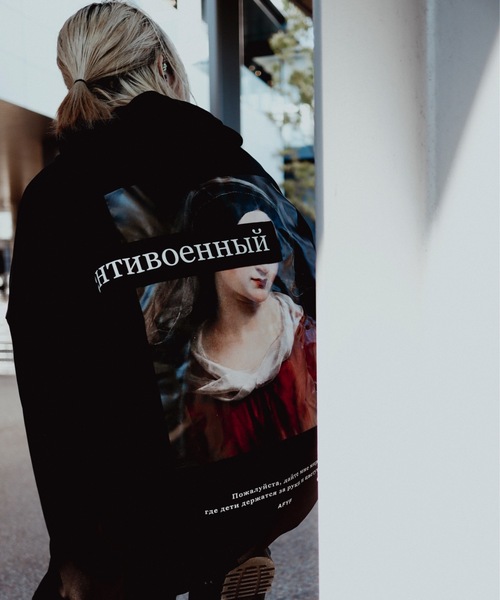 AFYF(エーエフワイエフ)の「AFYF PRINT PULL PARKA/ビッグシルエット プリントプルパーカー(パーカー・メンズ・ブラック系その他3/ブラック系その他/ホワイト系その他2/ホワイト系その他3/ブラック系その他2/ホワイト系その他/ホワイト系その他4/ブラック系その他4/ブラック系その他6/ホワイト系その他5/ブラック系その他5/ブラック系その他7/ホワイト系その他6/ホワイト系その他7/その他/ホワイト系/ブラック系・FREE)」の13枚目の写真