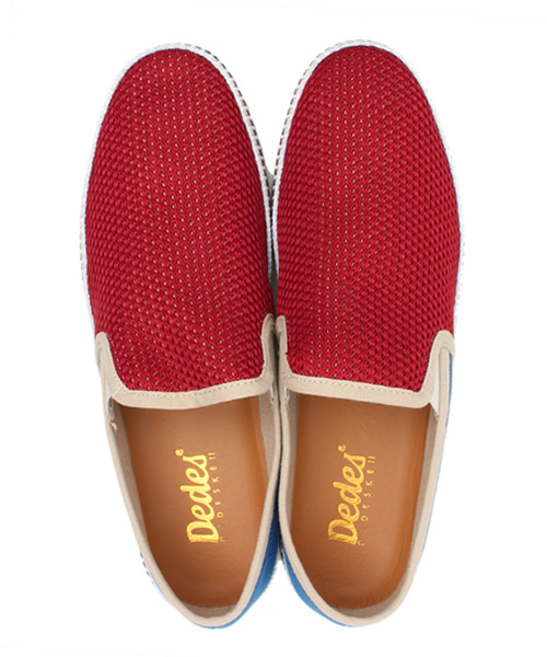 Dedes（デデス）の「Dedes / バイカラーメッシュスリッポンシューズ（5167）_mns（スリッポン・メンズ・ホワイト/ブラック×ホワイト/カーキ/ネイビー/ブルー系その他/レッド・42/44/41/40/43/37/38/39/36）」の9枚目の写真