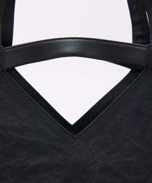 RIVE DROITE（リヴドロワ）の「R.good(アールドットグッド)/ナイロン2wayビッグトート（トートバッグ・レディース・ブラック/カーキ・FREE）」の9枚目の写真