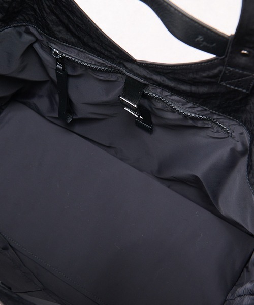 RIVE DROITE（リヴドロワ）の「R.good(アールドットグッド)/ナイロン2wayビッグトート（トートバッグ・レディース・ブラック/カーキ・FREE）」の12枚目の写真