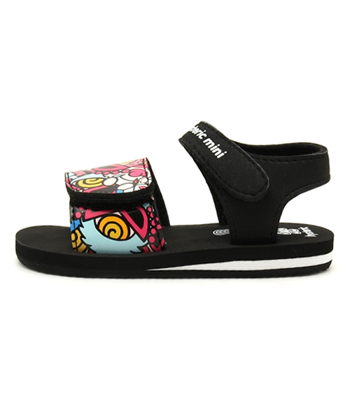 HYSTERIC MINI（ヒステリックミニ）の「Hungry meet the Monsters ベルクロサンダル（サンダル・キッズ・ブラック/ブルー/ピンク・13/16/15 /14）」の12枚目の写真