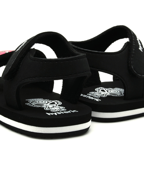 HYSTERIC MINI（ヒステリックミニ）の「Hungry meet the Monsters ベルクロサンダル（サンダル・キッズ・ブラック/ブルー/ピンク・13/16/15 /14）」の6枚目の写真