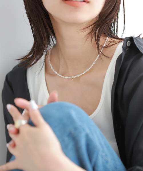 PREEK プリークパールネックレスチョーカー ホワイト