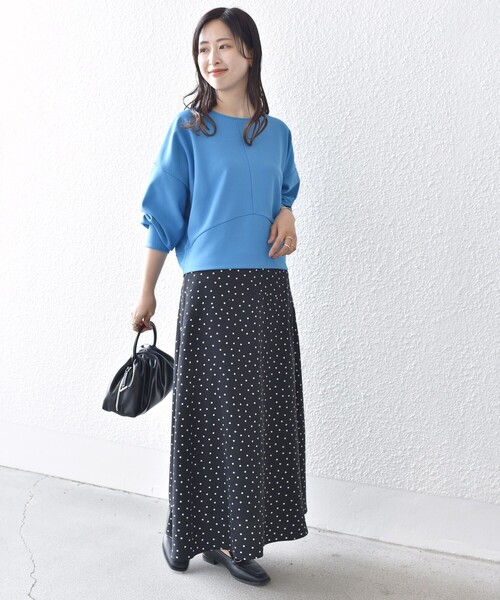 新品 ブルマリン　トップス リブ イン コンフォート さらり涼感が心地いい 2-WAY和紙混