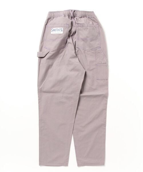 SMITH'S（スミス）の「【FINEBOYS 9月号掲載】[SMITH´S/スミス] 別注 配色ステッチ イージーペインターパンツ（その他パンツ・レディース・ベージュ/グレー/パープル/アイボリー/ネイビー・L/M/S）」の7枚目の写真