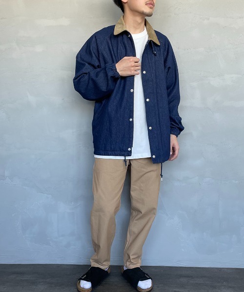 SMITH'S（スミス）の「【FINEBOYS 9月号掲載】[SMITH´S/スミス] 別注 配色ステッチ イージーペインターパンツ（その他パンツ・レディース・ベージュ/グレー/パープル/アイボリー/ネイビー・L/M/S）」の11枚目の写真