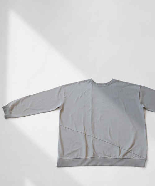 antiqua(アンティカ)の「切替バスク生地ロンT(Tシャツ/カットソー・レディース・ブラック/オフホワイト/グレー・FREE)」の22枚目の写真