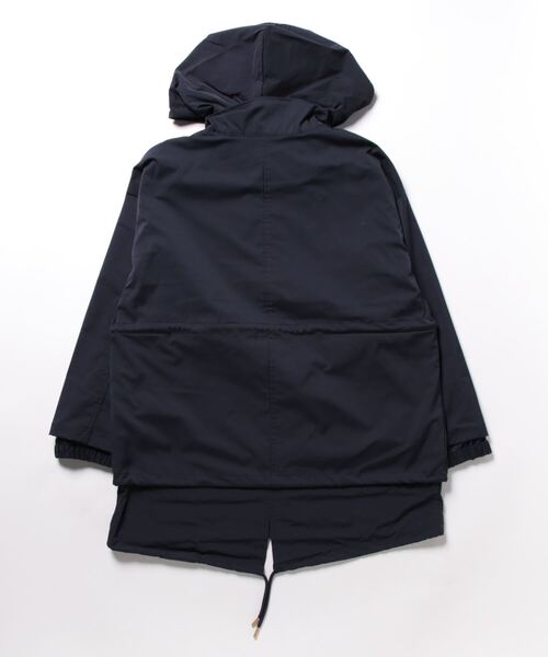 Arnold Palmer(アーノルドパーマー)の「3WAY フーディ レイヤード コート(モッズコート・レディース・ホワイト/ネイビー・M/L/S)」の3枚目の写真