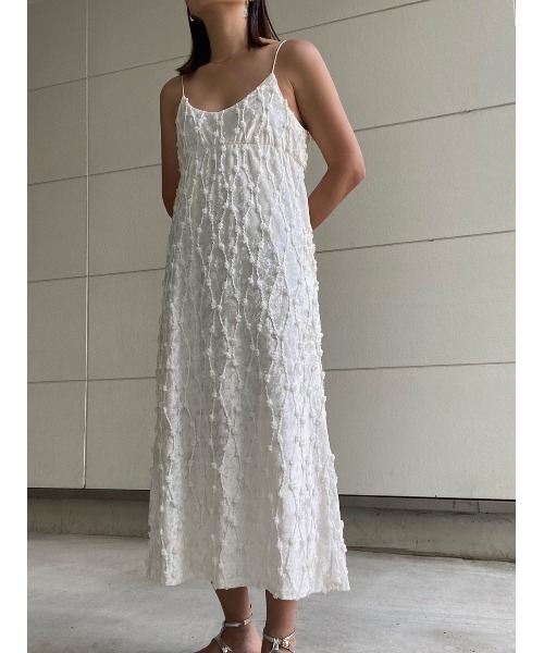 AMAIL(アマイル)の「Berobero cami ワンピース(ワンピース・レディース・ホワイト/ブラック・FREE)」の13枚目の写真