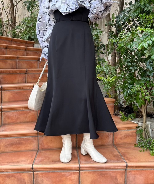 セール】ハイウエストサイドスリットスカート 2023SS（スカート）｜one
