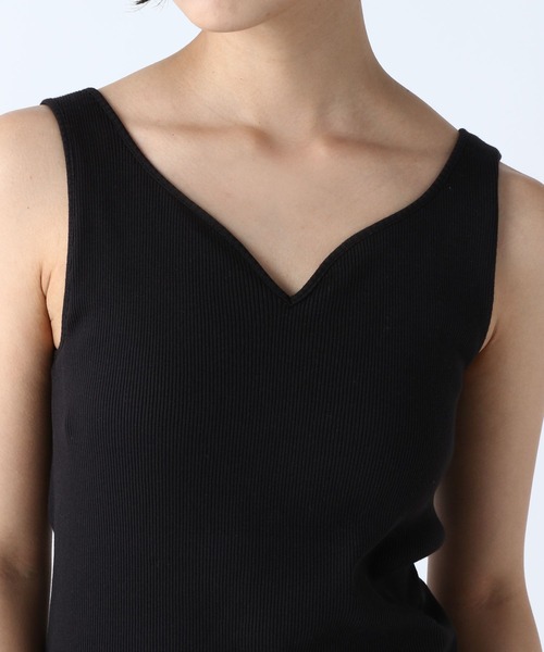 PAGEBOY(ページボーイ)の「シームレスカップ付きタンク(タンクトップ・レディース・イエロー/ブラック/チャコールグレー/オフホワイト・FREE)」の14枚目の写真