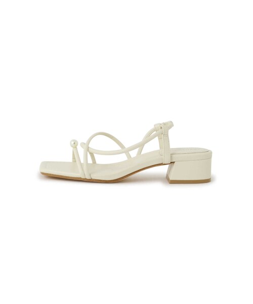 JILL STUART(ジルスチュアート)の「◆ドロップパールミュール(サンダル・レディース・ホワイト/ブラック・23.5cm/24.0cm/23.0cm)」の11枚目の写真