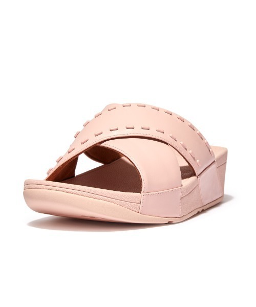 fitflop（フィットフロップ）の「【fitflop】フィットフロップ LULU RUBBER-STUD LEATHER CROSS SLIDES（サンダル・レディース・ピンク/ブラック/ライトブルー・US6/US7/US8/US5）」の11枚目の写真