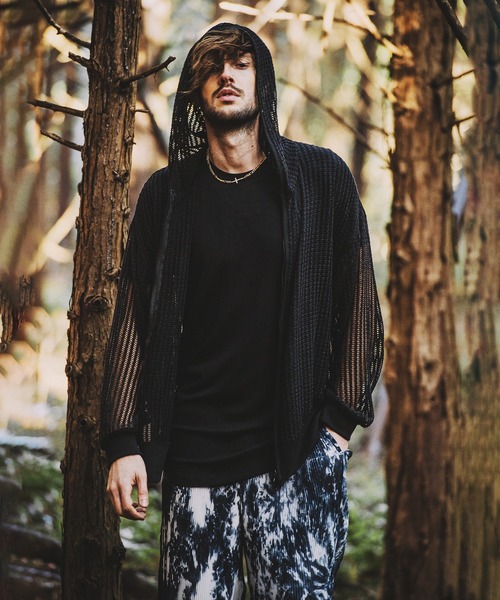 NO ID.（ノーアイディ）の「【NO ID.】Rib Round Crew-Neck T-Shirt / テレコ ラウンド クルーネック Tシャツ（Tシャツ/カットソー・メンズ・ホワイト/ブラック/グレー・1/2）」の22枚目の写真