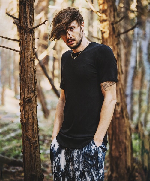 NO ID.（ノーアイディ）の「【NO ID.】Rib Round Crew-Neck T-Shirt / テレコ ラウンド クルーネック Tシャツ（Tシャツ/カットソー・メンズ・ホワイト/ブラック/グレー・1/2）」の19枚目の写真