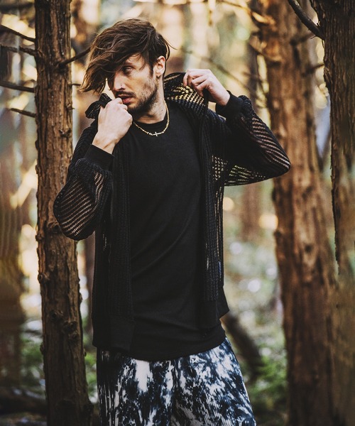 NO ID.（ノーアイディ）の「【NO ID.】Rib Round Crew-Neck T-Shirt / テレコ ラウンド クルーネック Tシャツ（Tシャツ/カットソー・メンズ・ホワイト/ブラック/グレー・1/2）」の11枚目の写真