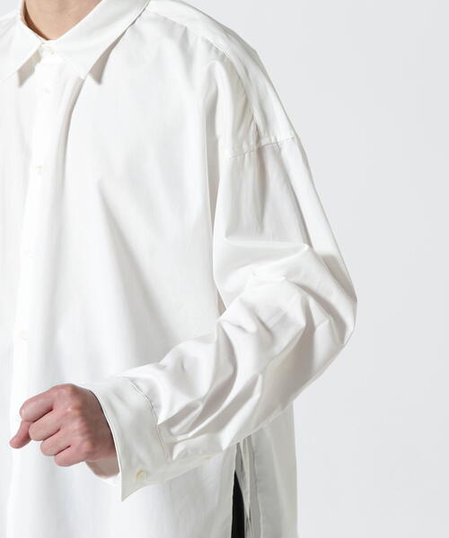 Toironier（トワロニエ）の「Toironier/トワロニエ/ブロードルーズシャツ（シャツ/ブラウス・メンズ・ホワイト/ブラック・F）」の20枚目の写真