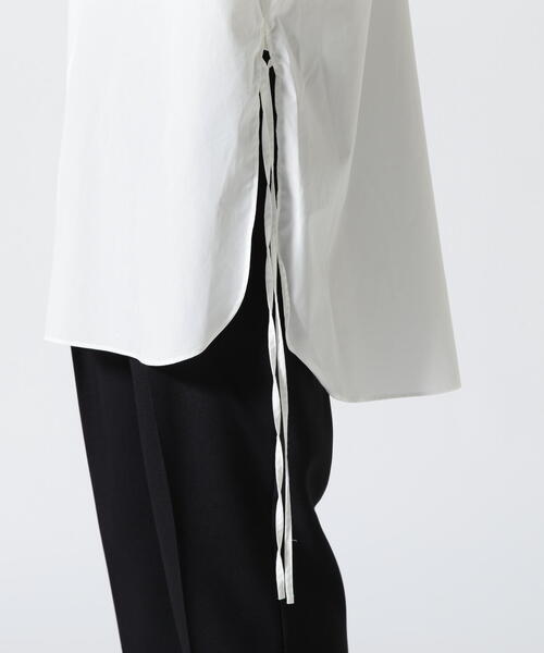 Toironier（トワロニエ）の「Toironier/トワロニエ/ブロードルーズシャツ（シャツ/ブラウス・メンズ・ホワイト/ブラック・F）」の21枚目の写真