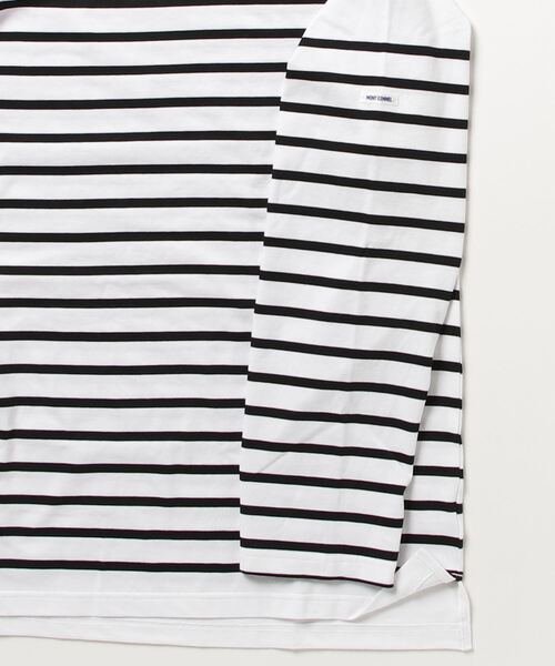 MONT KEMMEL（モンケメル）の「【 MONTKEMMEL / モンケメル 】ボーダーバスクシャツ BASQUE SHIRTS ロンTシャツ（Tシャツ/カットソー・レディース・ブラック/オレンジ/ブルー/ターコイズブルー/ホワイト/グリーン・36）」の8枚目の写真