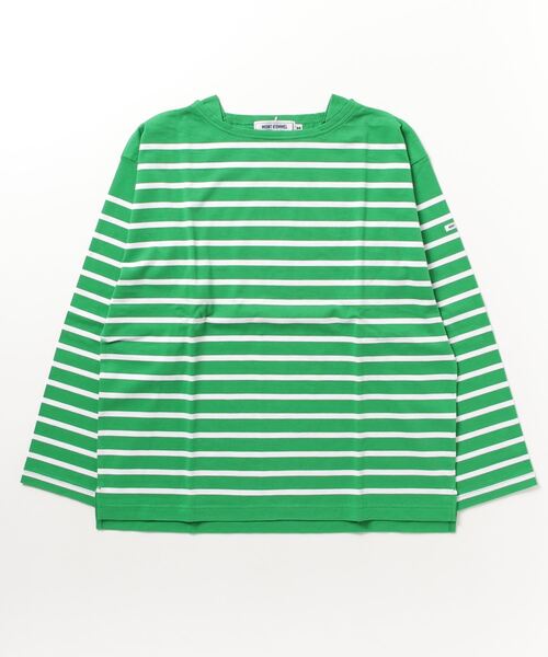 MONT KEMMEL（モンケメル）の「【 MONTKEMMEL / モンケメル 】ボーダーバスクシャツ BASQUE SHIRTS ロンTシャツ（Tシャツ/カットソー・レディース・ブラック/オレンジ/ブルー/ターコイズブルー/ホワイト/グリーン・36）」の20枚目の写真