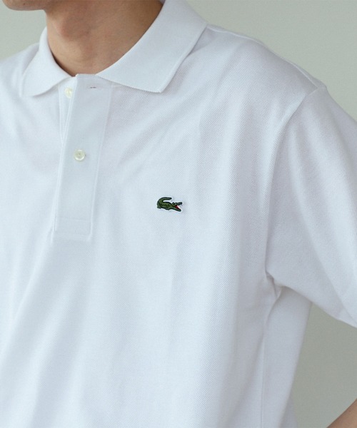 LACOSTE L1212 ポロシャツ ホワイト Amazon | LACOSTE ラコステ ポロシャツ L1212 サイズ4 011 WHITE