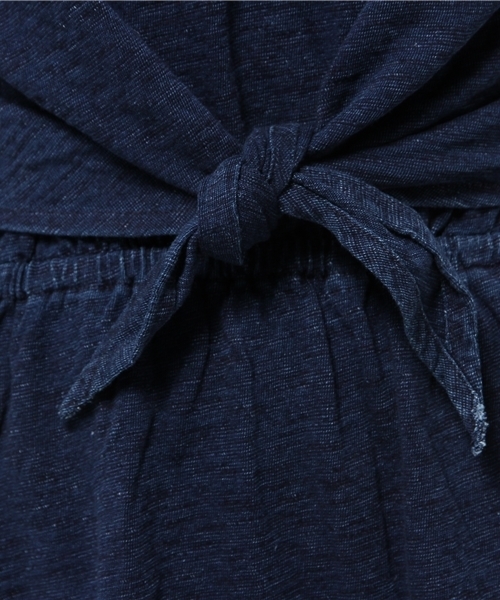 Kastane（カスタネ）の「【Kastane】インディゴ天竺ワンピース（ワンピース・レディース・インディゴブルー/ライトブルー/レッド・FREE）」の12枚目の写真