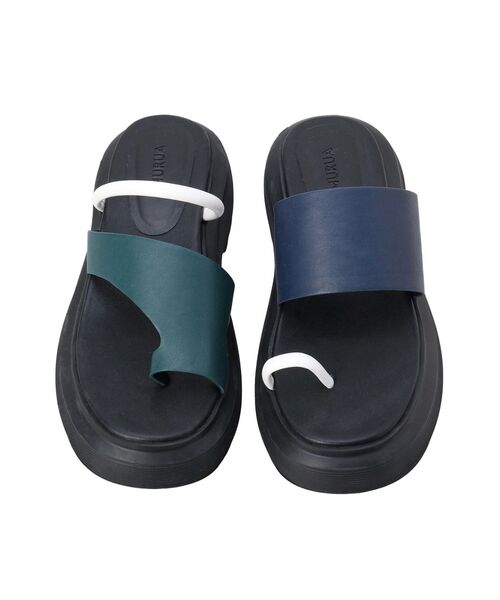 MURUA（ムルーア）の「アシメトングサンダル（サンダル・レディース・ブラック/その他1・22.5/24.5/23.5）」の4枚目の写真