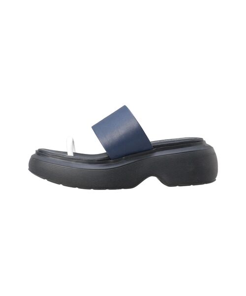 MURUA（ムルーア）の「アシメトングサンダル（サンダル・レディース・ブラック/その他1・22.5/24.5/23.5）」の10枚目の写真