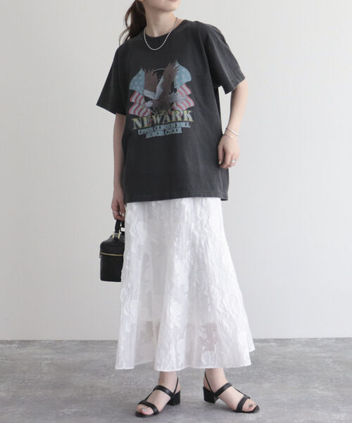 GOOD ROCK SPEED（グッドロックスピード）の「【WEB限定】【GOOD ROCK SPEED】イーグルTシャツ（Tシャツ/カットソー・レディース・ブラック/チャコールグレー・FREE）」の21枚目の写真