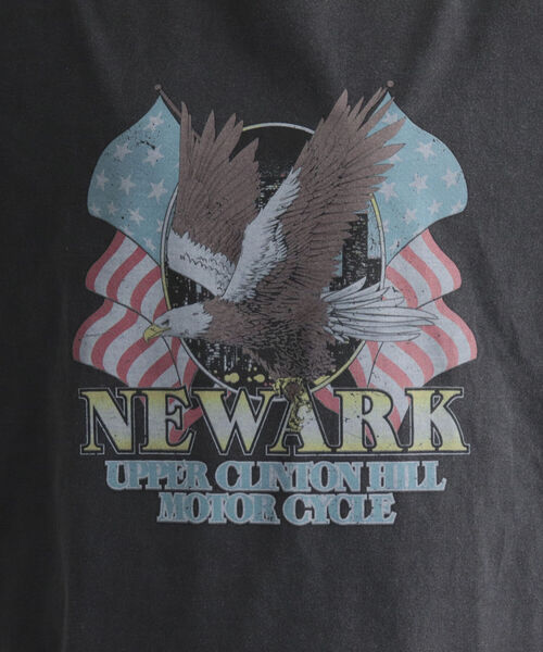 GOOD ROCK SPEED（グッドロックスピード）の「【WEB限定】【GOOD ROCK SPEED】イーグルTシャツ（Tシャツ/カットソー・レディース・ブラック/チャコールグレー・FREE）」の6枚目の写真