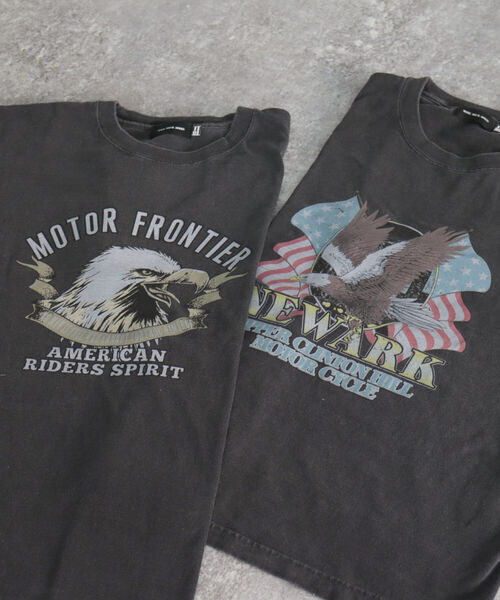 GOOD ROCK SPEED（グッドロックスピード）の「【WEB限定】【GOOD ROCK SPEED】イーグルTシャツ（Tシャツ/カットソー・レディース・ブラック/チャコールグレー・FREE）」の18枚目の写真