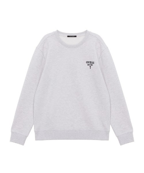 Guess（ゲス）の「Mini Logo Sweatshirt（スウェット・メンズ・ライトグレー/ライトブルー/ブラック・SMALL/LARGE/X-LARGE/MEDIUM）」の3枚目の写真