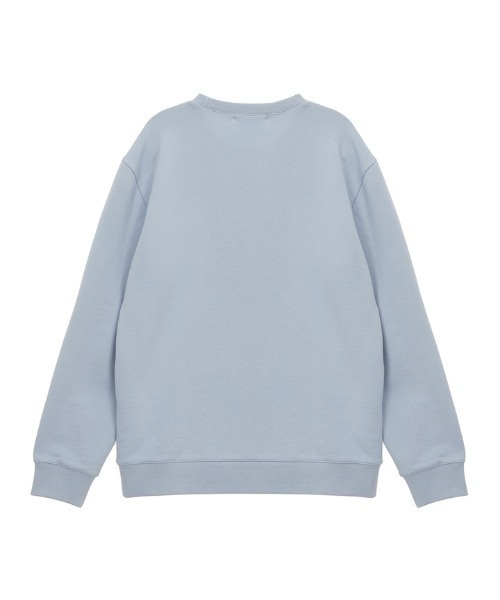 Guess（ゲス）の「Mini Logo Sweatshirt（スウェット・メンズ・ライトグレー/ライトブルー/ブラック・SMALL/LARGE/X-LARGE/MEDIUM）」の4枚目の写真