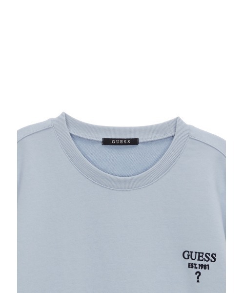 Guess（ゲス）の「Mini Logo Sweatshirt（スウェット・メンズ・ライトグレー/ライトブルー/ブラック・SMALL/LARGE/X-LARGE/MEDIUM）」の5枚目の写真